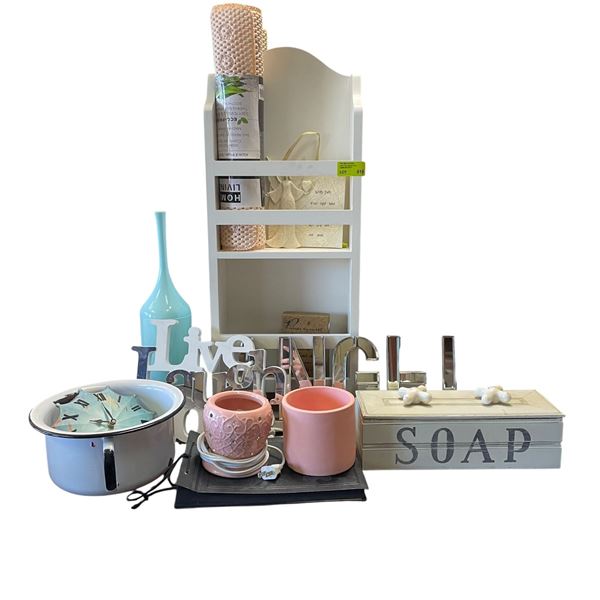 Group of House Wares and Decorative Household Goods