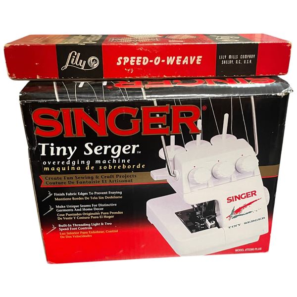 Singer Tiny Serger and Speed-O-Weave