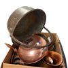 Image 1 : Large Box of Mostly Copper Decorative Items