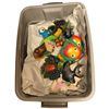 Image 1 : Bin of Vintage Chalkware Items Well Packed and Stored