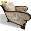 Image 5 : Beautiful 3pc Antique SolId Oak Horse Hair Sofa Couch Set