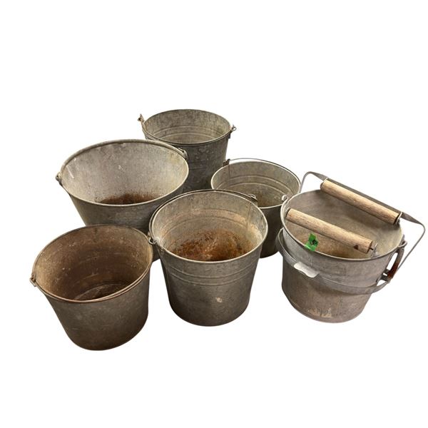 Buckets and Buckets in Buckets Galvanized Multi Purpose