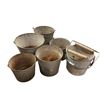 Image 1 : Buckets and Buckets in Buckets Galvanized Multi Purpose