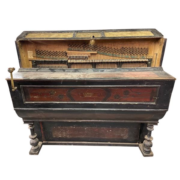 Antique V.Llinares Peu Dela Creu JJ Barcelona Spanish Piano Roller