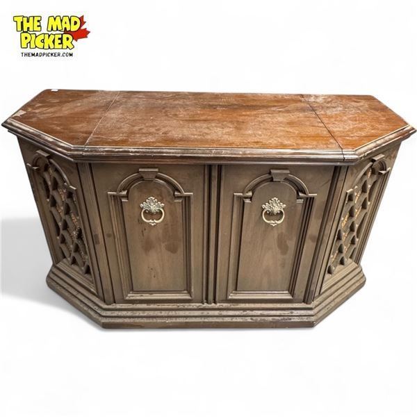 Vintage Electrohome Solid State Palermo Vinyl Record Player in Delicraft Cabinet