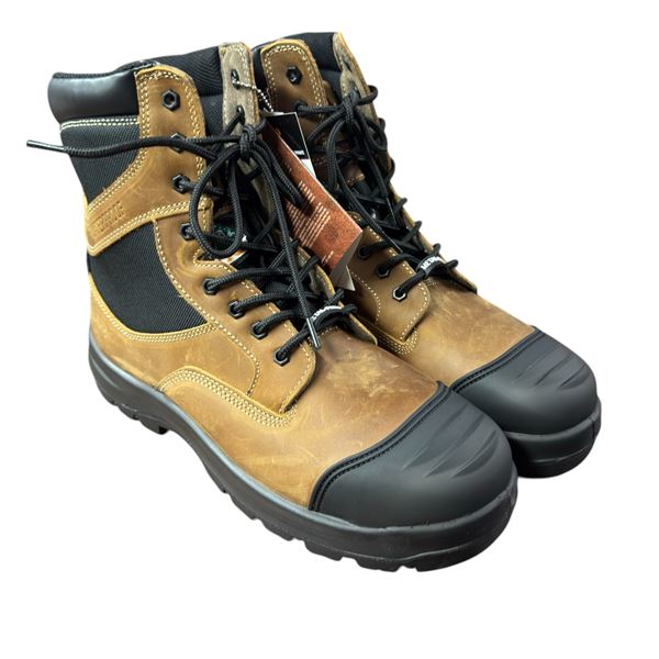 Size 11 Pioneer Brown Composite Toe Leather Safety Work Boots