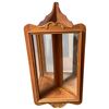 Image 1 : Coner Curio Cabinet with Mirrored Back Glass Door Has Been Removed 39x19x14"