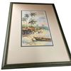 Image 5 : 4 Framed Prints with Mostly Persian Themes and Island Life Largeest 13x18"