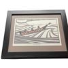 Image 1 : 2 Roy Henry Vickers Framed Prints "Salmon Legend" and "The Westcoasters" 16x13 BC First Nations Art