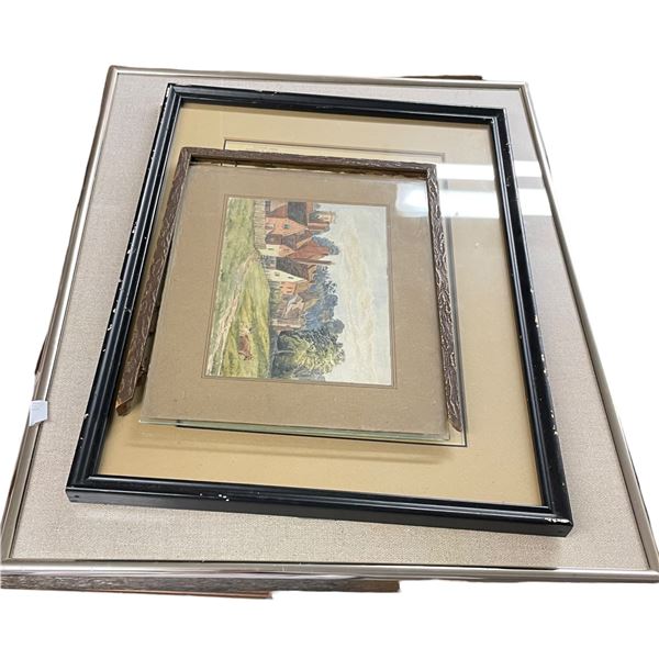 5 Framed Prints Various Artists, Subjects, Genres and Mediums Largest 20x16"