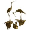 Image 2 : Collection of Brass Birds Largest is 17"
