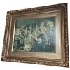 Image 1 : Gilded Framed Catholic Religious Print 30.5x25.5"
