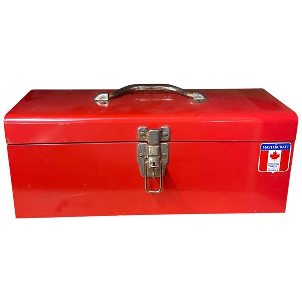 Red Tool Box, Tray and Suitcase