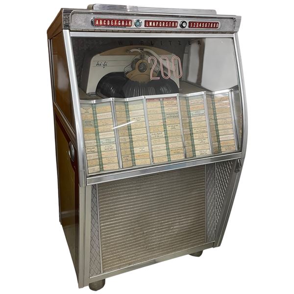 Wurlitzer 200 Jukebox  with Records Needs Repair