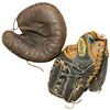 Image 2 : Two Vintage Baseball Gloves