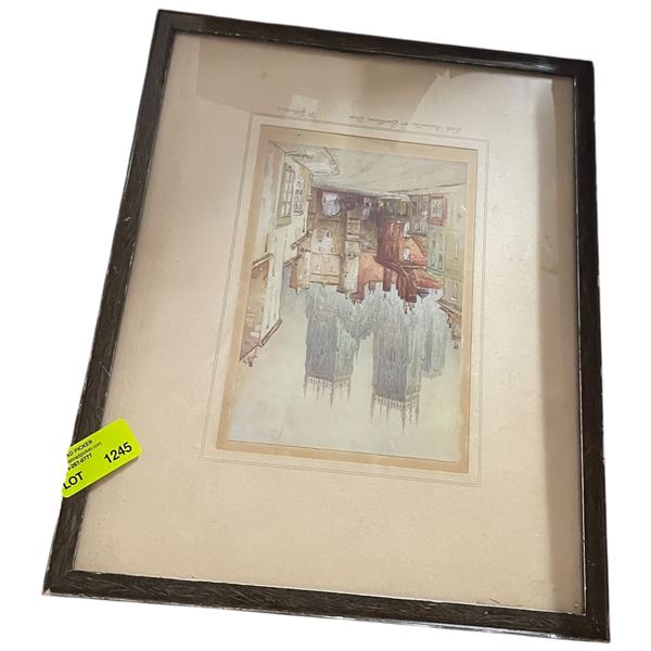 Box of Various Vintage Etchings and Artwork