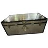 Image 1 : Metal Travel Trunk 33x17.5x15"