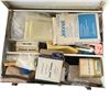 Image 3 : Vintage Slide Lightbox and Metal First Aid Kit with Contents
