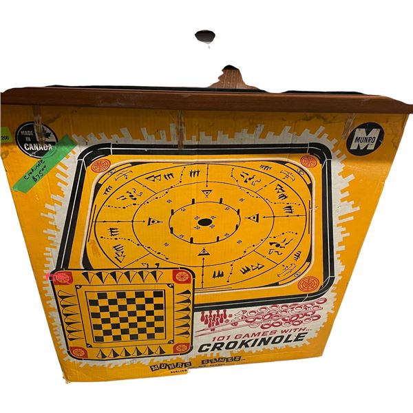 Vintage Crokinole Board Game