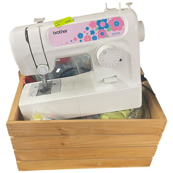 Brother JX1710 Sewing MacHine and Accessories