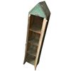 Image 2 : Green Rustic Tall Cupboard with Shelves 8x6.5x38"
