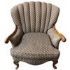 Image 1 : Scallop Backed Armchair 38x31x36"