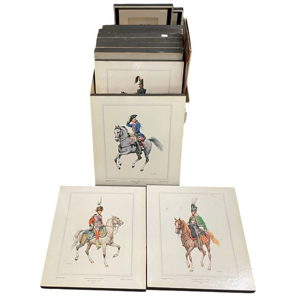 Collection of Military Art of Late 20th Century Soldiers and More