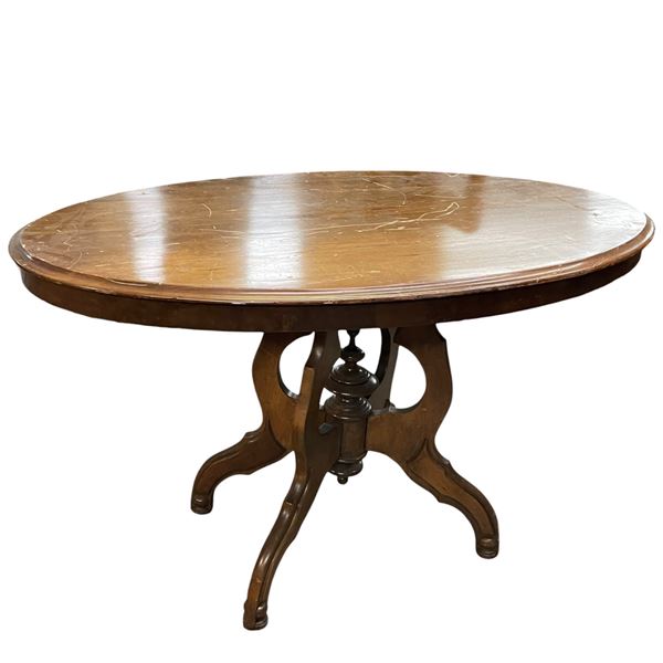 Solid Wood Oval Table 49x29x27.5"