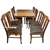 Image 1 : Solid Wood Dining Room Table and 7 Chairs
