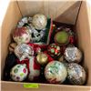 Image 2 : Box of Christmas Decor and Decorations