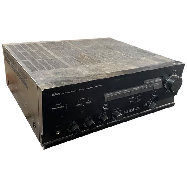 Yamaha AX-700U Integrated Stereo Amplifier 1980s Black Finish
