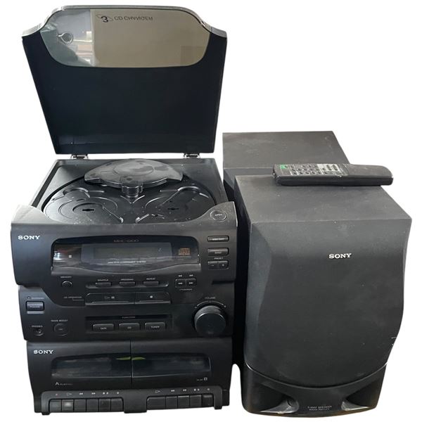 Sony MHC-G100 Micro Hi-Fi Stereo System CD Player Cassette AM FM Tuner