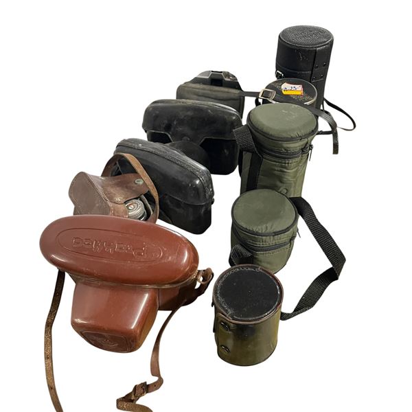 Assorted Vintage 35mm Cameras, Lens and More