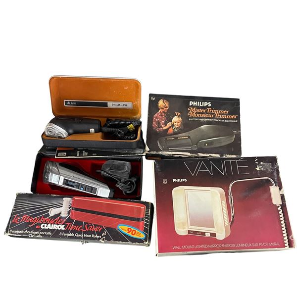 Collection of Vintage Bathroom and Vanity Items