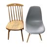 Image 1 : Pinnstol Sindle Back Classic Style Wood Chair and Modern Ikea Style Chair