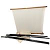 Image 1 : Wood and Canvas Table Top Projection Screen and Japanese Stand