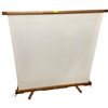 Image 2 : Wood and Canvas Table Top Projection Screen and Japanese Stand