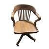 Image 1 : Brooks Corning Oak Wood Swivel Office Chair