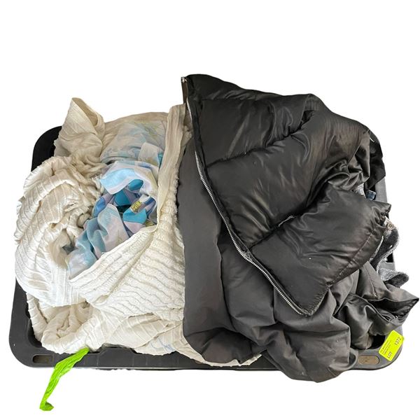 Bin Lot of Mixed Cloving: Jeans, Jackets, Vest and More