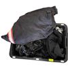 Image 1 : Container Filled with Assorted Jeans and a Motorcycle Jacket
