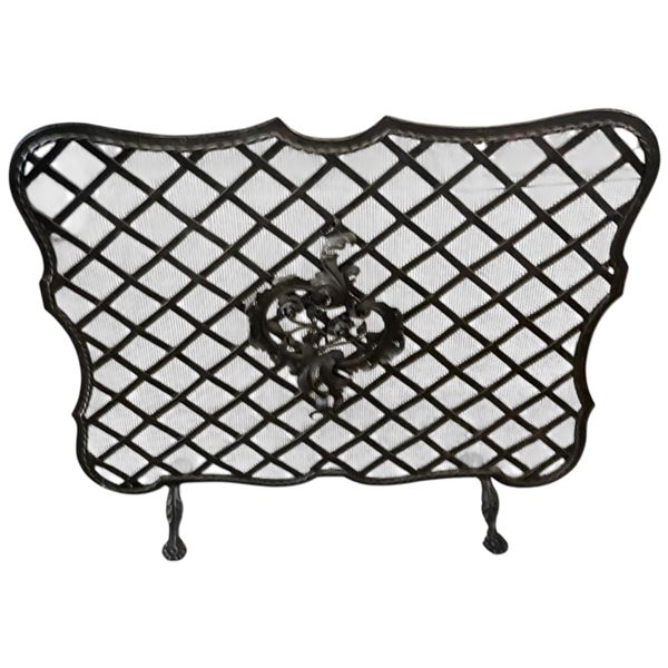Wrought Iron Fireplace Grate 32.5x29"