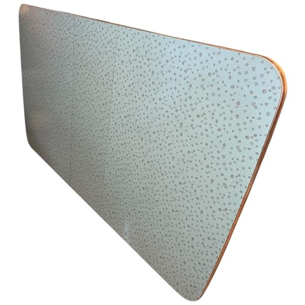 Mid Century Blue Viny Top Kitchen Dining Table.  Legs Not Included