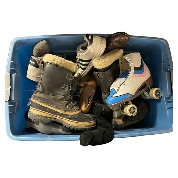 Shoe and Boot Lot with Roller Skates Too!