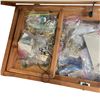 Image 4 : Wooden Chest Full of Costume Jewlery and Beads