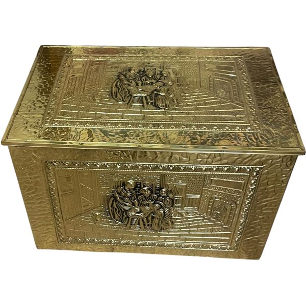 Brass Fireplace Tinder Box 23x15x15.5"