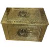 Image 1 : Brass Fireplace Tinder Box 23x15x15.5"