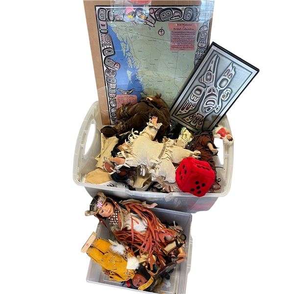 Collection of Native Dolls and First Nations Art Pieces