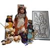 Image 2 : Collection of Native Dolls and First Nations Art Pieces