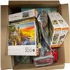 Image 1 : Large Box of Assorted Toys, Marbles, Puzzles and Board Games
