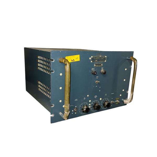 Royal Canadian Air Force Vintage Radio Receiver R-361B/GR Serial 151 MFD 1954 by Canadian Marconi